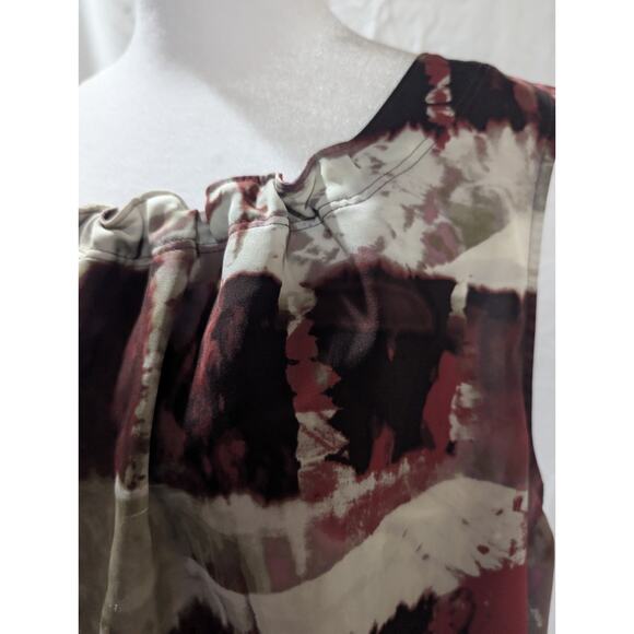 Simply Vera Wang Women's Size XXL 2XL Shirred Satin Shell Cami Tank Top Blouse - Picture 3 of 13